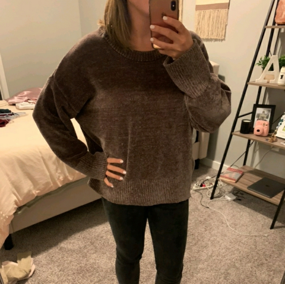 Zara Chenille Oversized Sweater - Picture 4 of 8